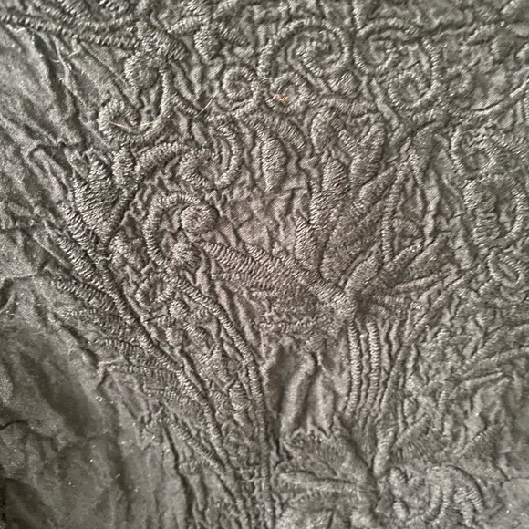 Ultra Pink Black Textured Blouse - Picture 8 of 8